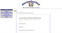 Desktop Screenshot of harambeenet.org